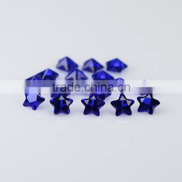 Star Cut 34# Sapphire Corundum Gemstone Machine Cut Ruby Stone