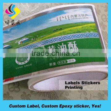 Self adhesives label printing honey bottle labels, sweet bee honey sticker