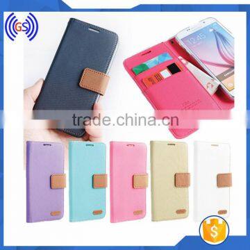 China Suppliers Leather Flip Cover For Samsung Galaxy j7 Stand Cover