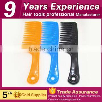 Glassic plastic salon comb with wide tooth