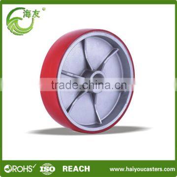 Aluminum iron Core Flat Free Pu Foam Wheel