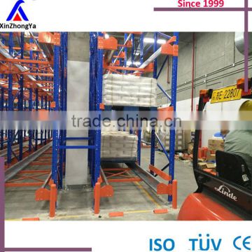 commercial automatic radio control shuttle pallet runner rack system