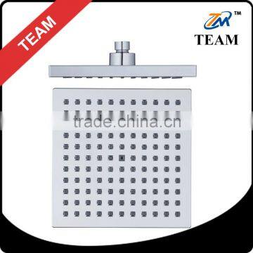 TM-3506 bathroom shower accessories 8 inch square top shower head ABS plastic chrome shower head