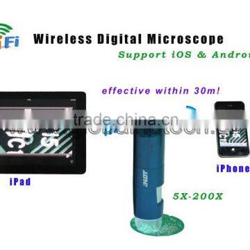 5~200 WIFI wireless microscope digital pocket microscope