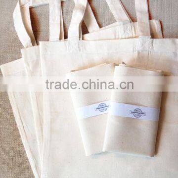 Natural colour custom cotton bread bag & wholesale cotton cloth bag