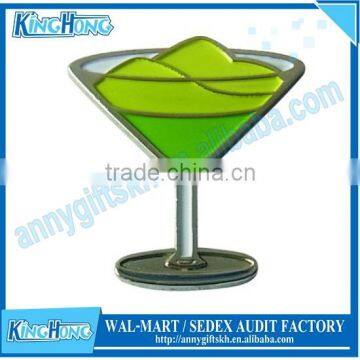 Just for fun wine glass shape golf ball marker