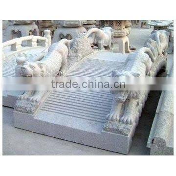 Garden Stone Bridge With 4 Tiger Statues photo-1