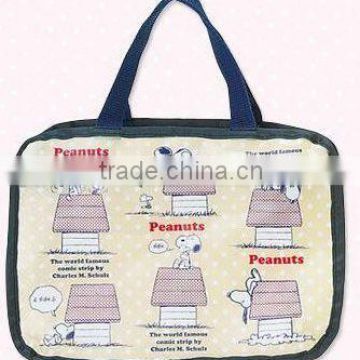 silk screen printing custom design PVC cosmetic bag