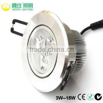 Factory Direct 3W High Power LED Downlight Australian Standard CE C-TICK RoHS Approved