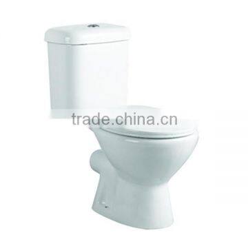 Two Piece Ceramic Squat Sanitary Modern Toilet Bowl