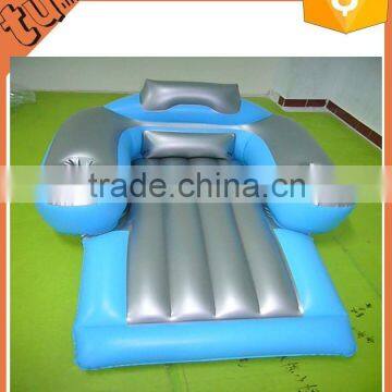 2015 hot sale inflatable water toys water deck cheir / sofa / inflatable float row for summer