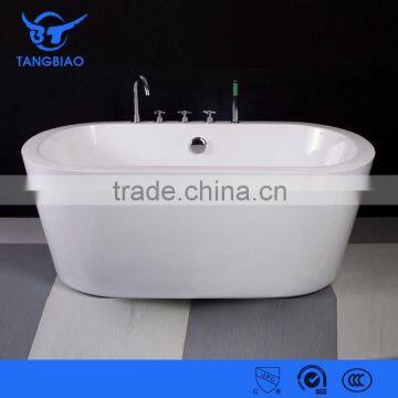 TB-B814 Rectangle shaped used tubs relaxing freestanding bathtub