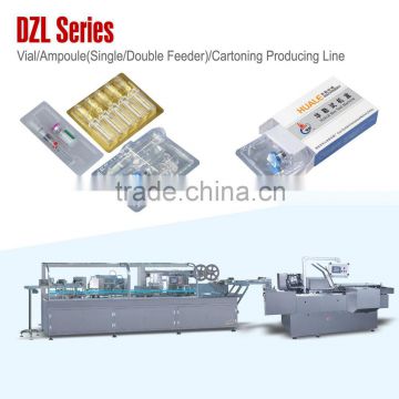 DZL Series Vial Ampoule (Single/Double Feeder) Cartoning Producing Line