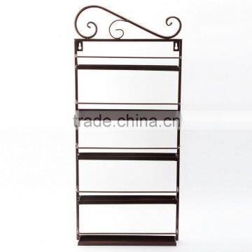 Bronze Nail Polish Wall Rack Organizer/Shelf Holds 50 Bottles photo-2