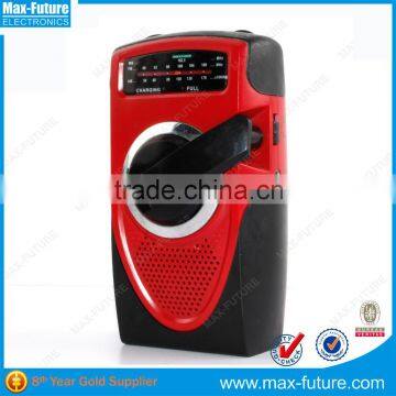F-1702 Hand crank dynamo radio,am fm weather band radio,wind up radio