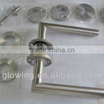 HL004 Stainless Steel Tube Lever Main Door Handle photo-3