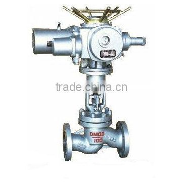 electric carbon steel globe valve