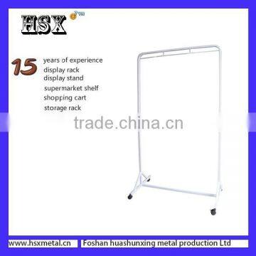 2 tier metal clothes display stand HSX-GR0021