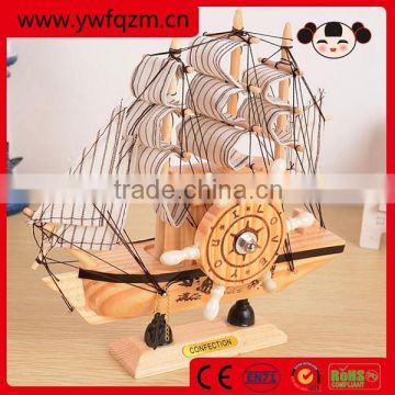 Wholesale decoration wooden craft boat