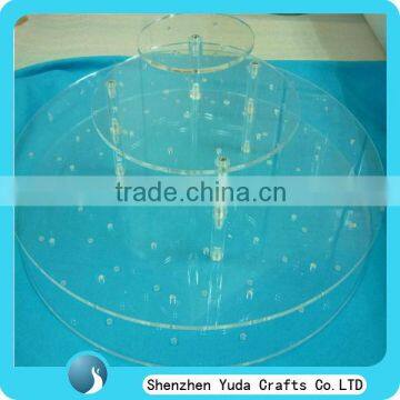 custom made round clear acrylic lollipop display stand wholesale price from China