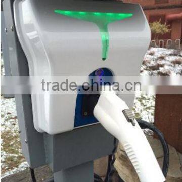 32 A Wall Mount ev Charger With J1772 Plug for Electric Vehicle photo-5