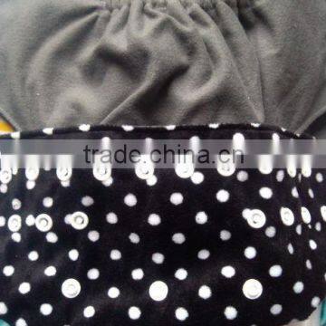 Reusable One Size fits all MINKY bamboo Baby Cloth Diaper