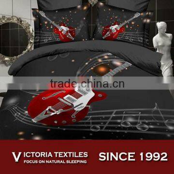 crazy music pattern 3d print sheets set bedding comforter set
