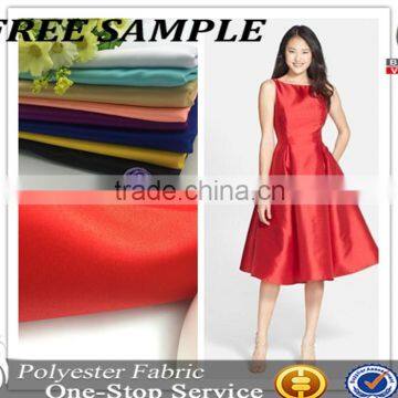 stretch thick heavy satin fabric for lady fashion dress