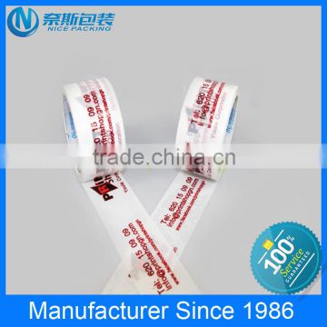 Colorful packing tape logo printing custom black printing tapes