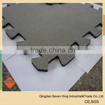 Best Quality Sound Insulation Rubber Flooring for Fitness Room 1mx1mx15mm Rubber Flooring for Gym photo-4