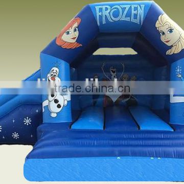 Inflatable Frozen Combo jumping castle with slide,Children inflatable frozen combo fun cheap inflatable combo for sale