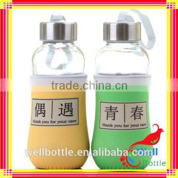 Products With Good Market Customized Glass Water Bottle 500ml Glass Water Bottle for Mineral Water