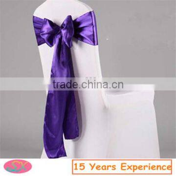 Wholesale Satin Chair Sash 18*275CM/Satin Chair Cover Sashes For Wedding and Banquet
