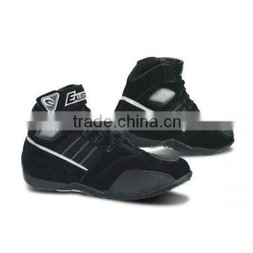 short footwear design, Velcro and strap motorcycle touring boots