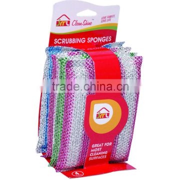 JML TRICOT STRIPE WAFFLE CLEANING SCRUBBING SPONGE