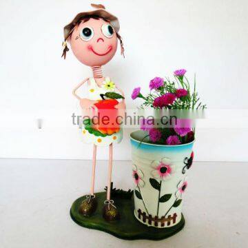 Outdoor Decor Metal Flower Pots photo-3