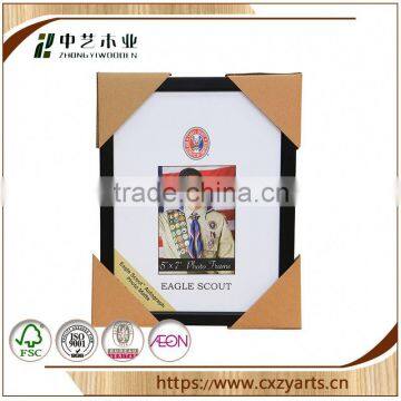 Professional china factory antique white wood photo frame picture frame