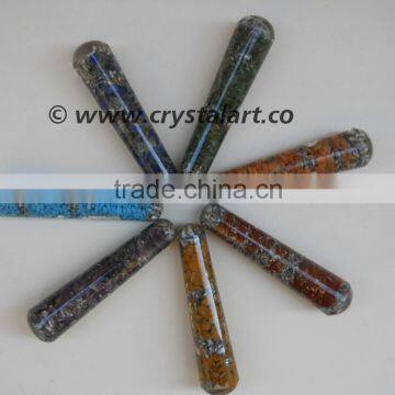 GEMSTONE ORGONE SLOPPED MASSAGE WANDS