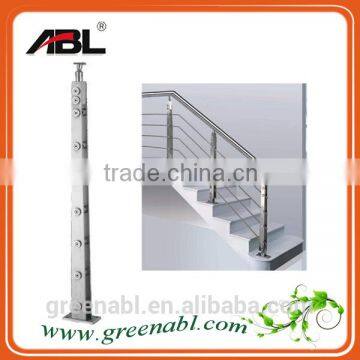 ABL SS304 stainless steel adjustable handrail connector handrails for steps in high standard quality