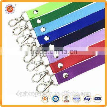 Nylon polyester cotton silk Material custom Rhinestone lanyard