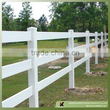 PVC ranch palisade fence