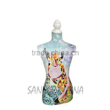 fox printing elastic fabric Female Mannequin