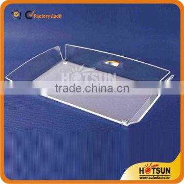 Acrylic colorful high quality breakfast serving tray