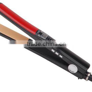 ceramic MCH heating Professional Hair Straightener Titanium LED Temp display