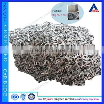 wear resistant part tungsten cemented carbide cutter tips for sewing machine