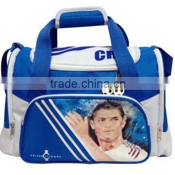 Football star boys travel bag durable duffel bag