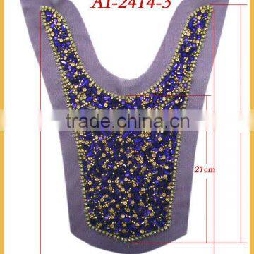 All Color Diamonds Beaded Applique AI-2414 photo-4