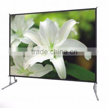 Fast Fold Projector Screen with 100" to 500" Size 300 inch projector screen outdoor Projection screen