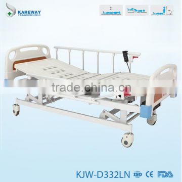 3 functions electric hospital bed ABS bed board KJW-D332LN