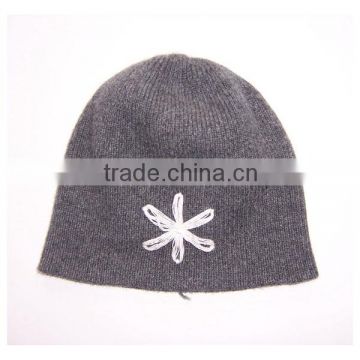 woven cotton ball knitted cap,kids winter cap